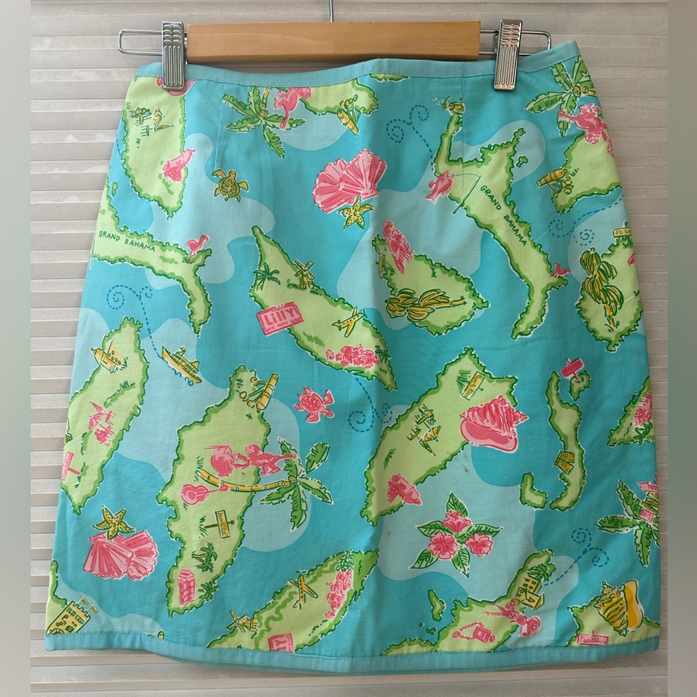 Lilly Pulitzer wrap reversible skirt